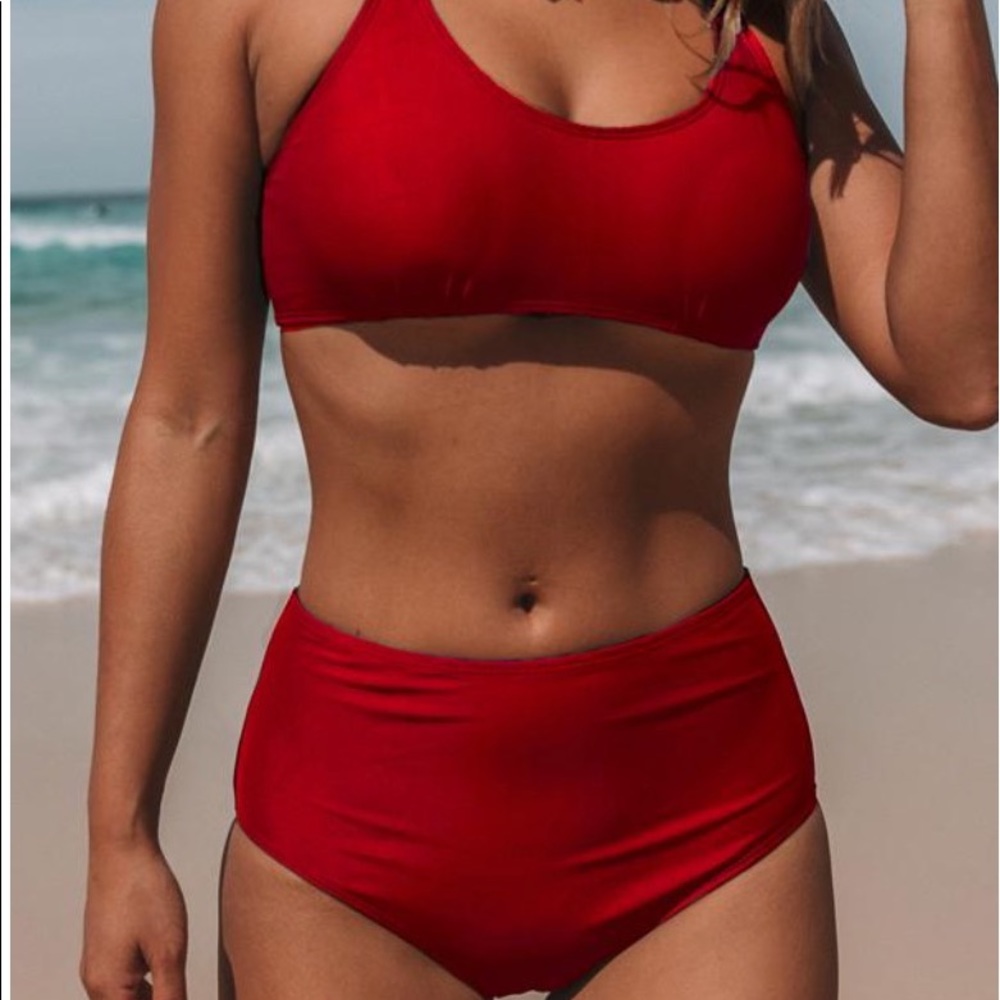 Red bikini